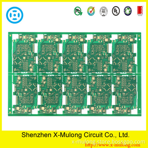 6 Layer PCB with Fine Line 4/4mil and Immersion Gold Surface
